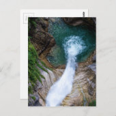 Pollat River Waterfall - Neuschwanstein Castle Briefkaart (Voorkant / Achterkant)