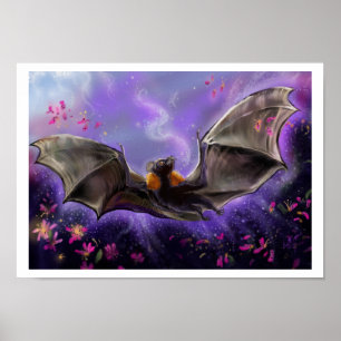 Pollen en stardust Flying Fox Poster