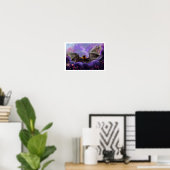 Pollen en stardust Flying Fox Poster (Thuiskantoor)