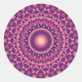 Pollen Tiling Pattern Ronde Sticker (Voorkant)
