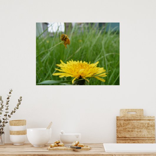 Pollenface Honeybee Poster (Keuken)