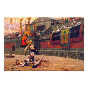 Pollice Verso Jean-Léon Gérôme Foto Afdruk