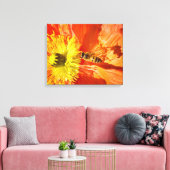 Pollinisation en toile orange et jaune (Insitu(Salon))