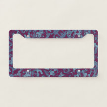  Pollock Abstract Patroon Paars blauw