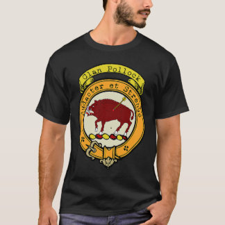 Pollock Clan Scottish Crest T-shirt
