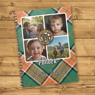 Pollock Familie Foto Collage Notitieboek