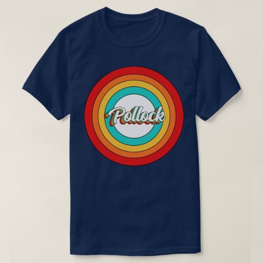 Pollock Naam Shirt Pollock Circle (Design voorkant)