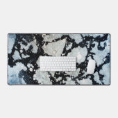 Pollock Style Stains Béton Loft Moderne Gris (Clavier et souris)