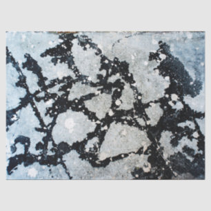 Pollock Style Stains Concrete Urban Loft DIY Decor Tissuepapier