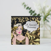 Polly accueille une invitation de Pop Art Grand Pa (Debout devant)