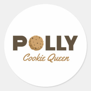Polly cookie Queen Ronde Sticker