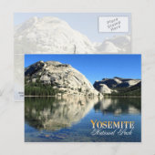 Polly Dome Reflection, Yosemite National Park Briefkaart (Voorkant / Achterkant)