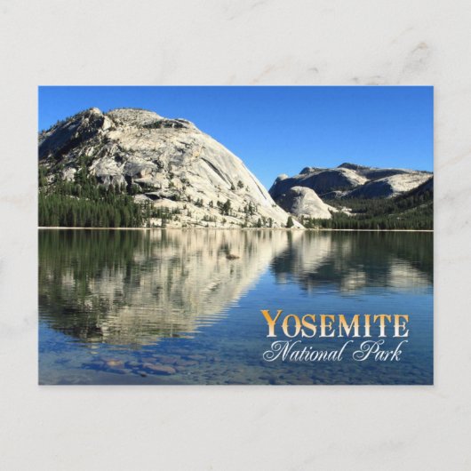 Polly Dome Reflection, Yosemite National Park Briefkaart (Voorkant)