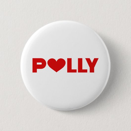 Polly Love Ronde Button 5,7 Cm (Voorkant)