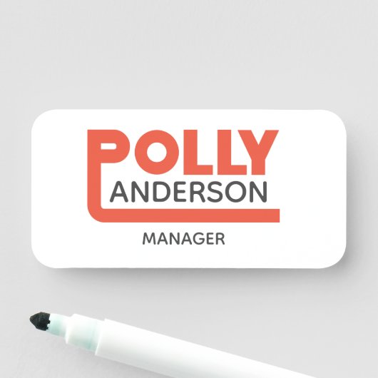 Polly Name Tag (In situ)