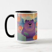 POLLY PLUM chow dog 15 ounce Mok (Links)