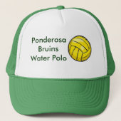 polo ball, Ponderosa Bruins Water Polo Trucker Pet (Voorkant)