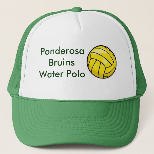 polo ball, Ponderosa Bruins Water Polo Trucker Pet (Voorkant)