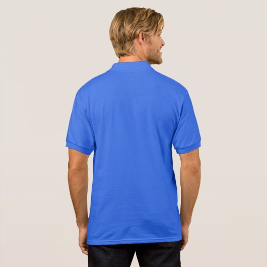 Polo de logo d'ETS (bleu) (Dos entier)