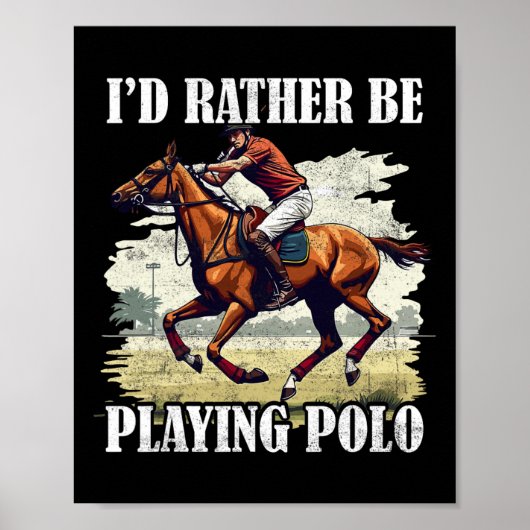 Polo equine poster (Voorkant)