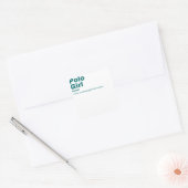 Polo Girl - Polo Vierkante Sticker (Envelop)
