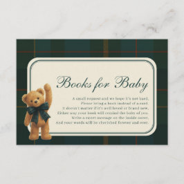 Polo Heritage Teddy Bear Books for Baby Boy Informatiekaartje