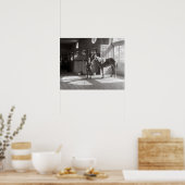 Polo Horse Stables, 1933. foto Poster (Keuken)