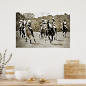 Polo Horses Galloping Poster (Keuken)