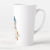 Polo Inu Ski Latte Mug (Droite)