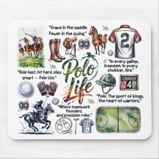 Polo Life Illustrated Muismat