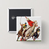 Polo Match Vierkante Button 5,1 Cm (Voorkant /achterkant)