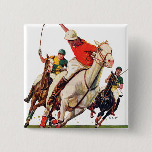 Polo Match Vierkante Button 5,1 Cm