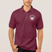 Polo met witte Logo (Voorkant)