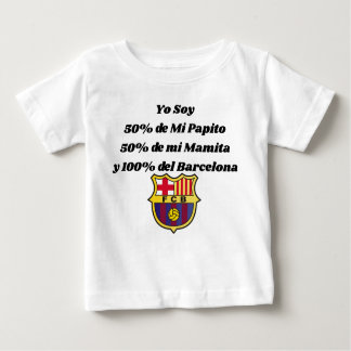 Polo para bebes y niños con Hinchas del barcelona 