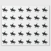 Polo Player and Horse Cadeaupapier (Vlak)