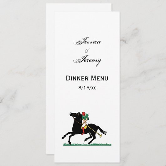  Polo Player op Pony Kaart (Voorkant / Achterkant)