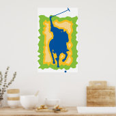 Polo Player Poster (Keuken)