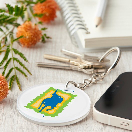 Polo Player Sleutelhanger
