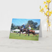Polo Players Action Carte Anniversaire (Fleur jaune)
