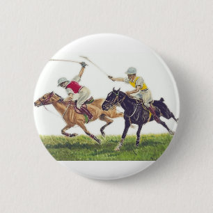 Polo Ponies Ronde Button 5,7 Cm