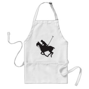 Polo Pony Silhouette Standaard Schort