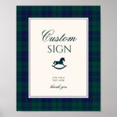 Polo Rocking Horse Plaid Custom Poster (Voorkant)