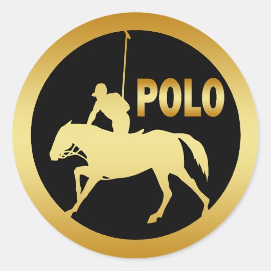 POLO RONDE STICKER (Voorkant)