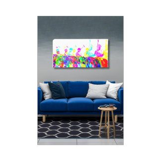 Polo-spelers Muur Kunst Canvasprint Canvas Afdruk