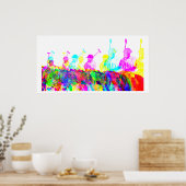 Polo-spelers wandafdrukken poster (Keuken)