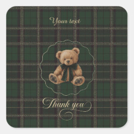 Polo Teddy Bear Sticker