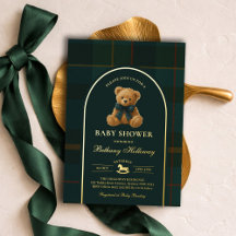 Polo Teddybeer Schotse Ruit Baby Borrel