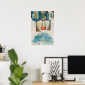 Pologne Art Cracovie Impression Affiche Voyage Pol (Bureau à domicile)