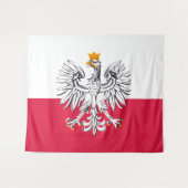 Pologne & Pologne Drapeau mode sports / tapisserie (Devant (Horizontal))