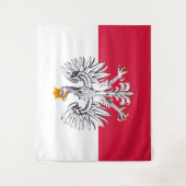 Pologne & Pologne Drapeau mode sports / tapisserie (Devant)